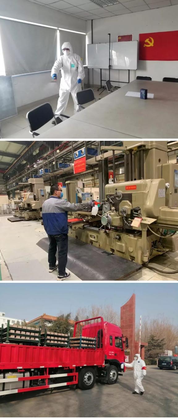 公共區域、生產車間：消毒、消毒、消毒